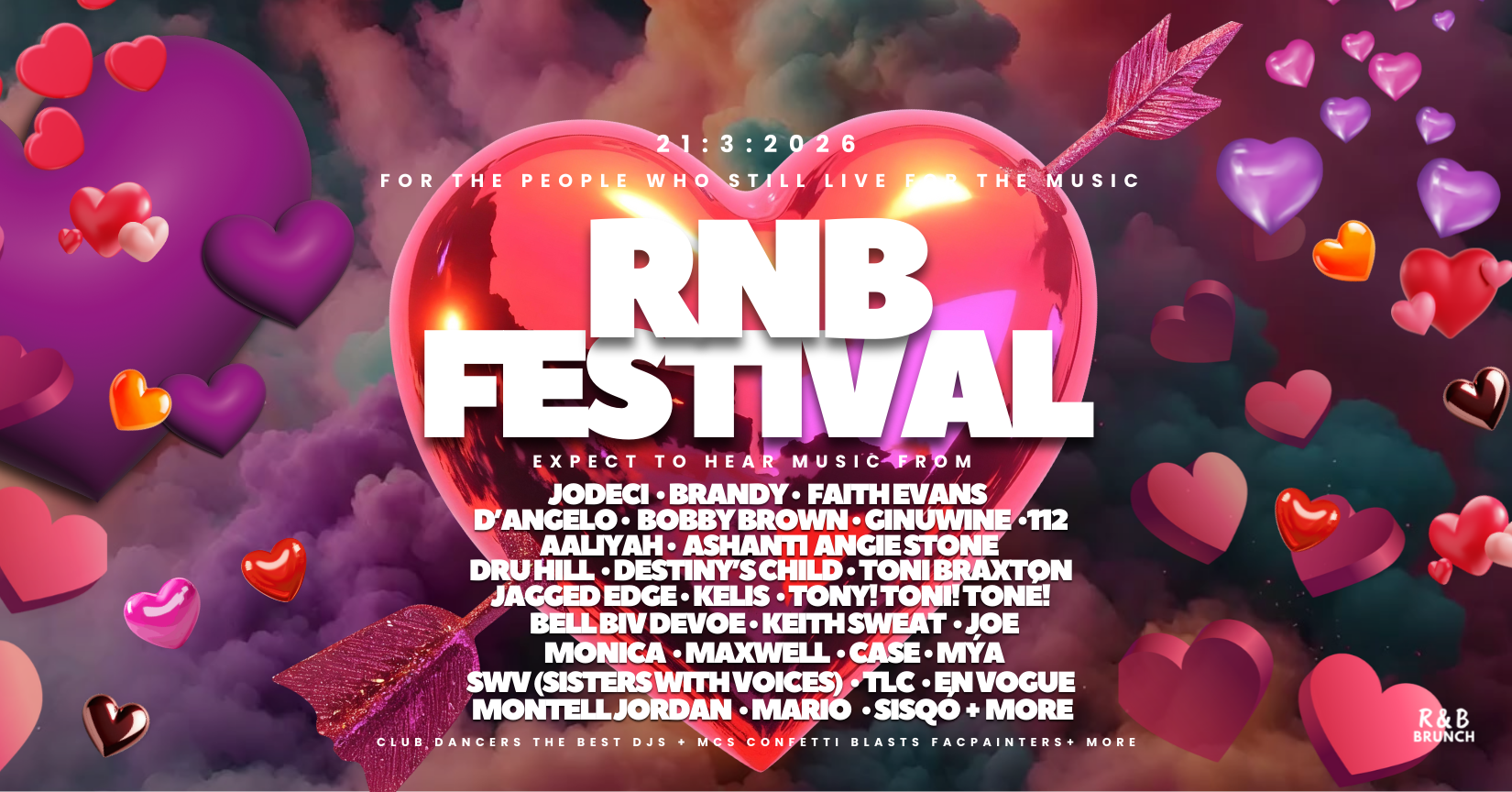 RNB FESTIVAL Saturday 21 March | Birmingham A full-scale, throwback ...